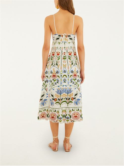 Stitched Garden Dress FARM RIO | 358185STITCHEDGARDEN26092